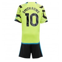 Koszulka piłkarska Arsenal Emile Smith Rowe #10 Strój wyjazdowy dla dzieci 2023-24 tanio Krótki Rękaw (+ Krótkie spodenki)